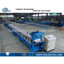 HOt Sale Stainless Steel Roofing Use perfil de metal colorido Self Lock Telha Sheet Roll Making Machine fábrica